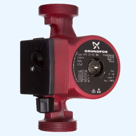 UPS 32-60 EU с гайками Grundfos Насос циркуляционный